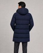 Charles | Men’s Winter Parka Coat | Long Puffer Coat with Adjustable Hood and Zip Front-Men's Parka-Ellegamo