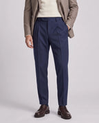 James | Men’s Tailored Fit Trousers | Smart Trousers with Front Pleats and Tapered Legs-Men's Bottoms-Ellegamo